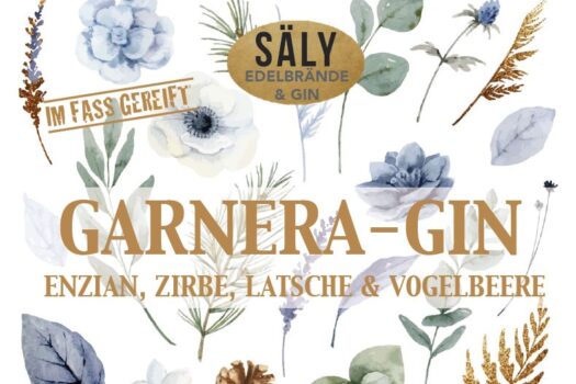 Etikett Sälys Garnera Gin